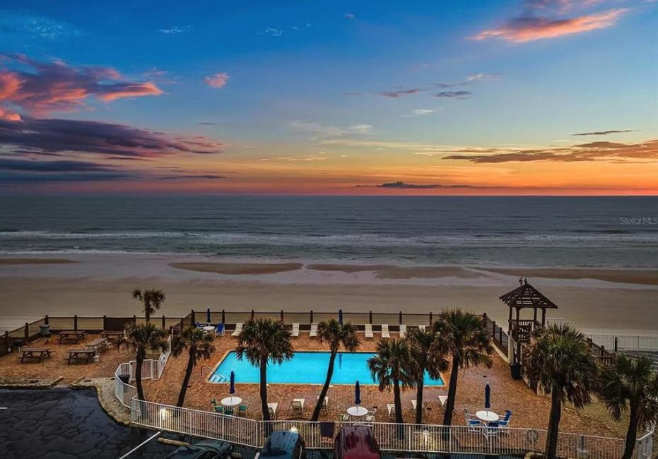 Ocean Front Condo Daytona Beach! Bagian luar foto